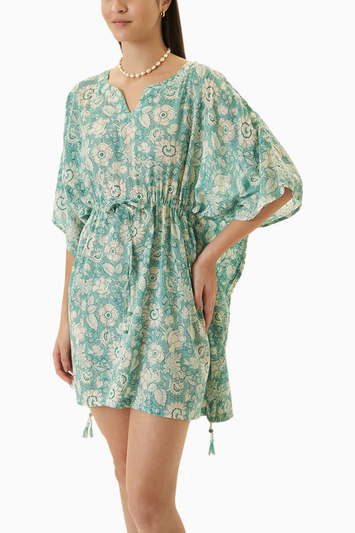 Turquoise Kochi Kaftan