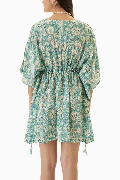 Turquoise Kochi Kaftan