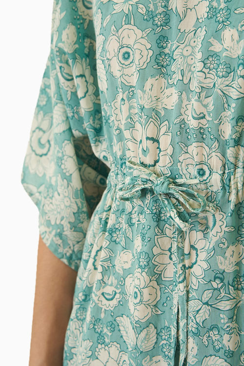 Turquoise Kochi Kaftan