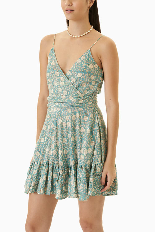 Turquoise Kolkata Dress