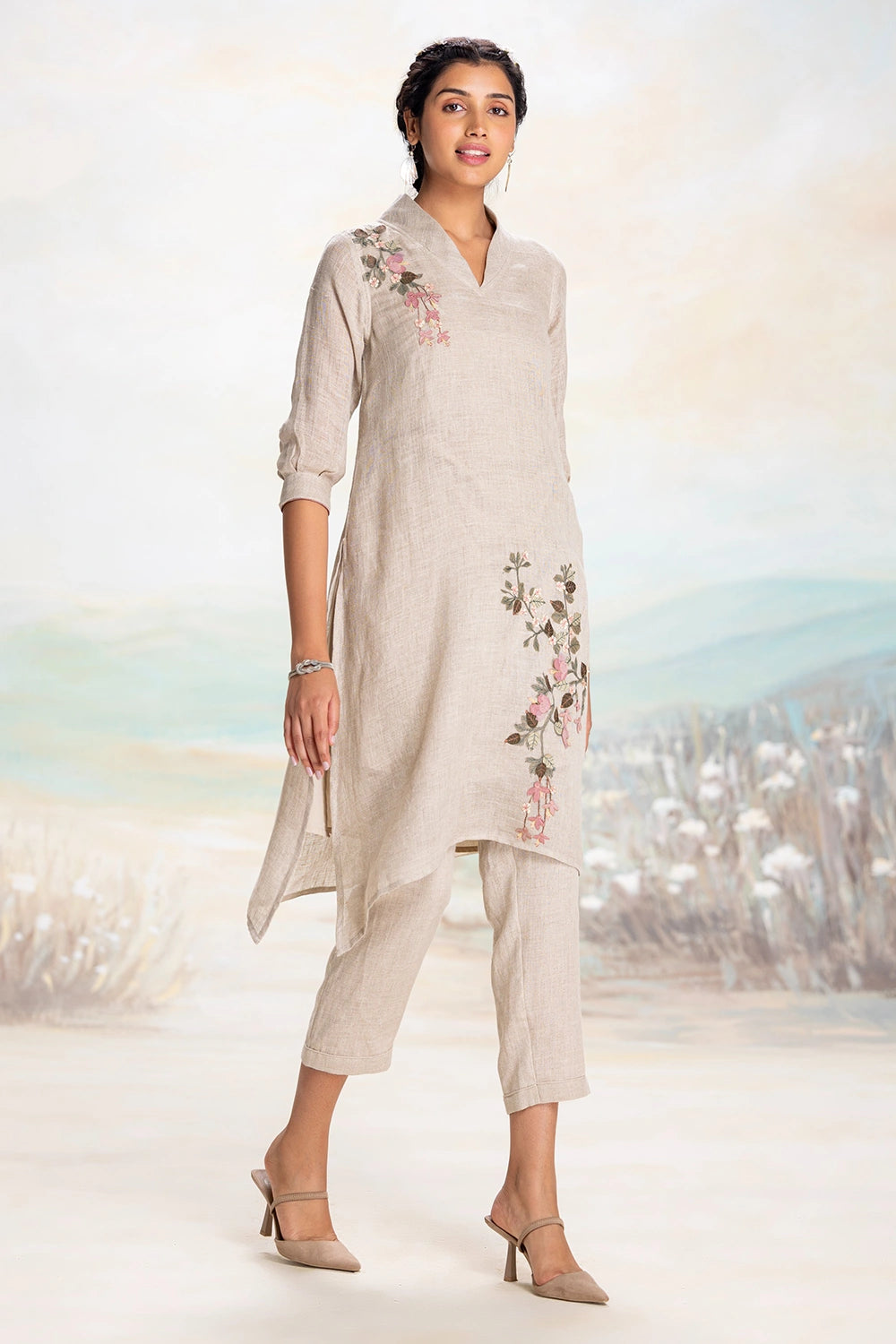 Tsukiyama Fly Free Tunic Set