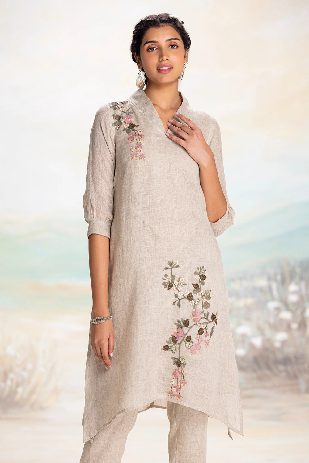 Tsukiyama Fly Free Tunic Set