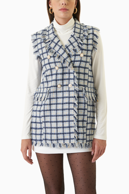 Tweed Gilet Tweed