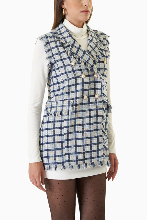 Tweed Gilet Tweed