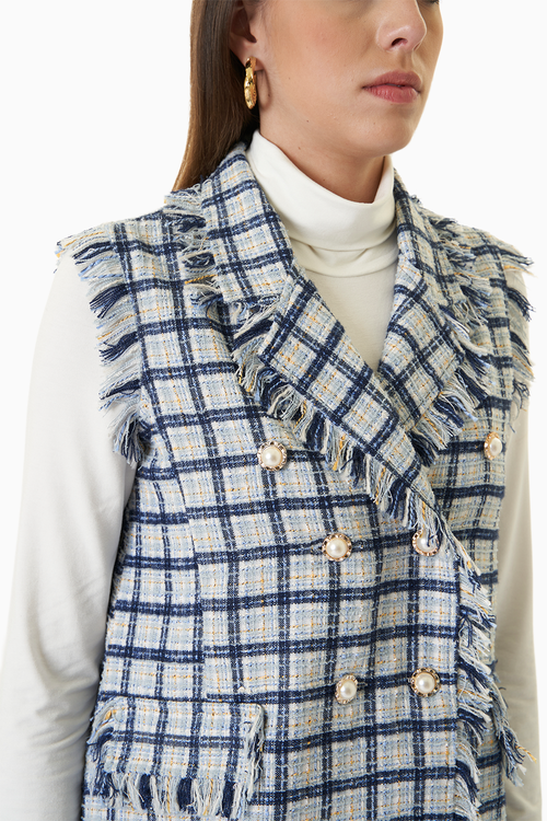 Tweed Gilet Tweed
