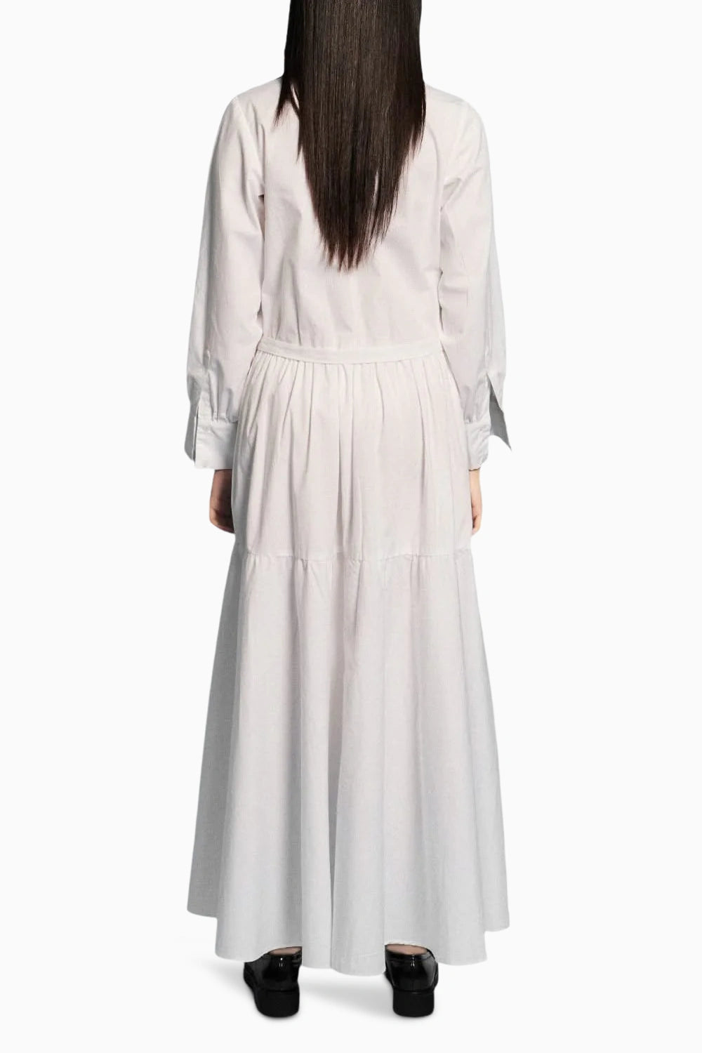 Two Tier Embroidered Long Dress