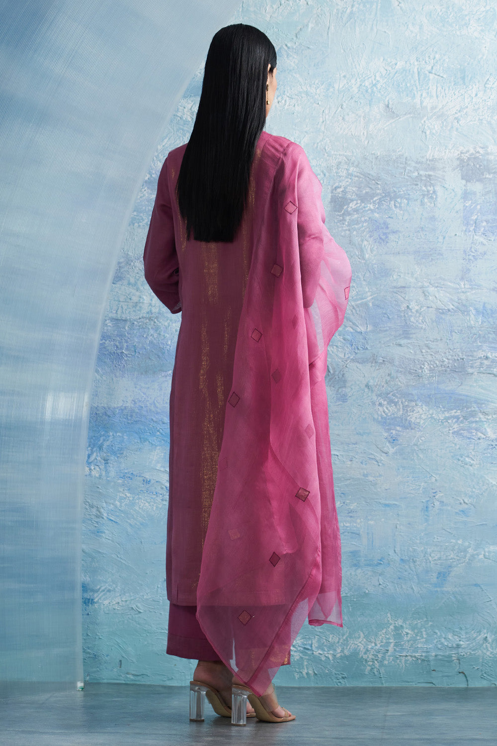 Aura Grape Pink Kurta Set