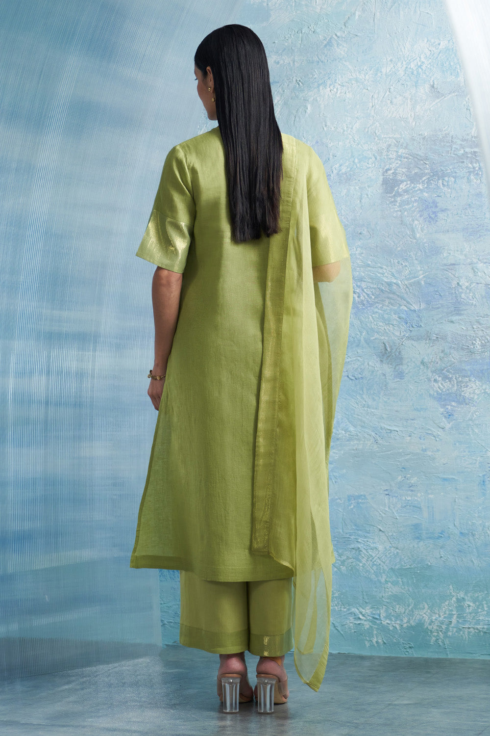 Aura A-Line Kurta Set