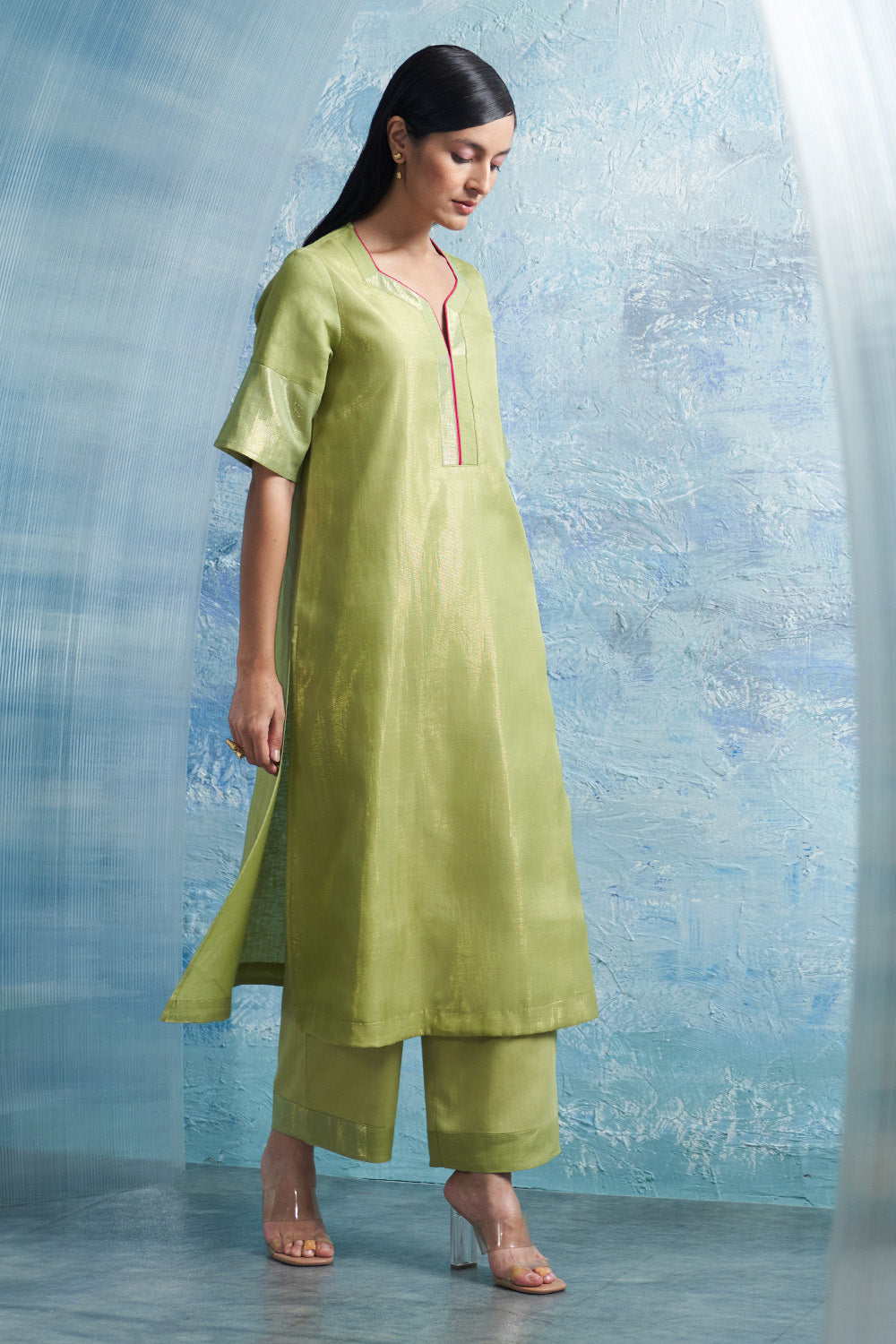 Aura A-Line Kurta Set