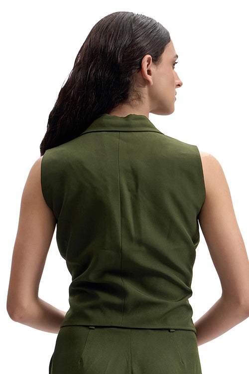 Studded Lapel Waistcoat