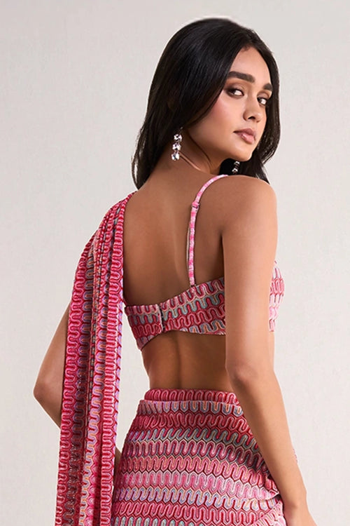 Crochet Knit Bandeau Bralette