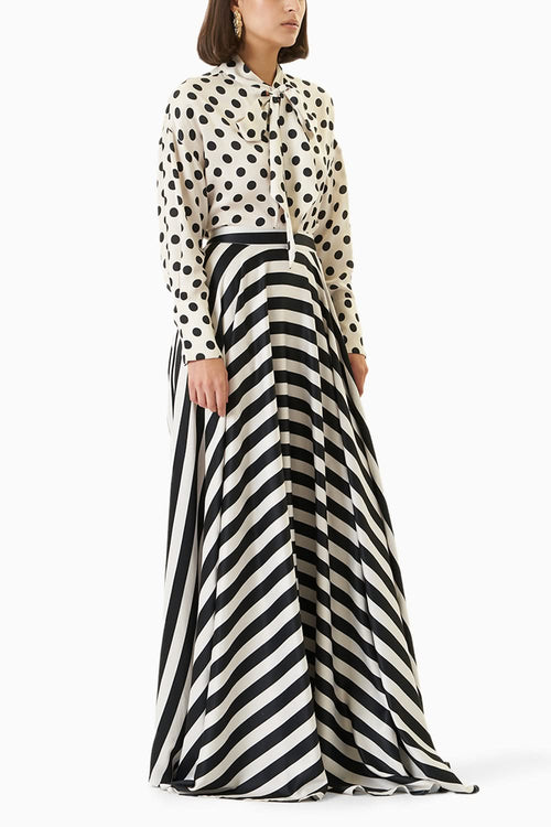 Dash And Dot Maxi Skirt Set