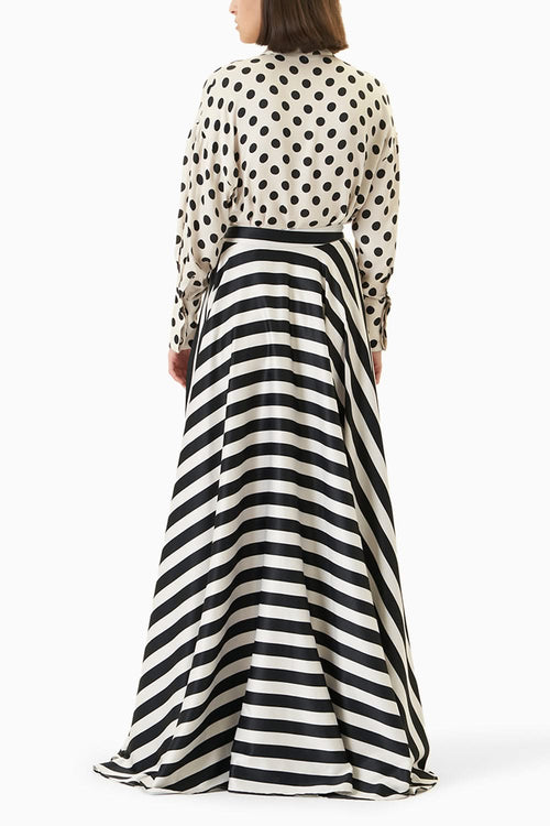 Dash And Dot Maxi Skirt Set