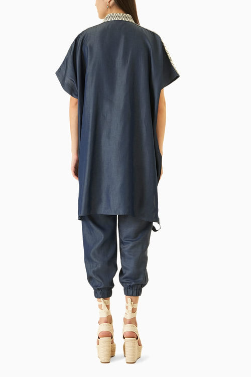Denim Blue Crescent Co-ord