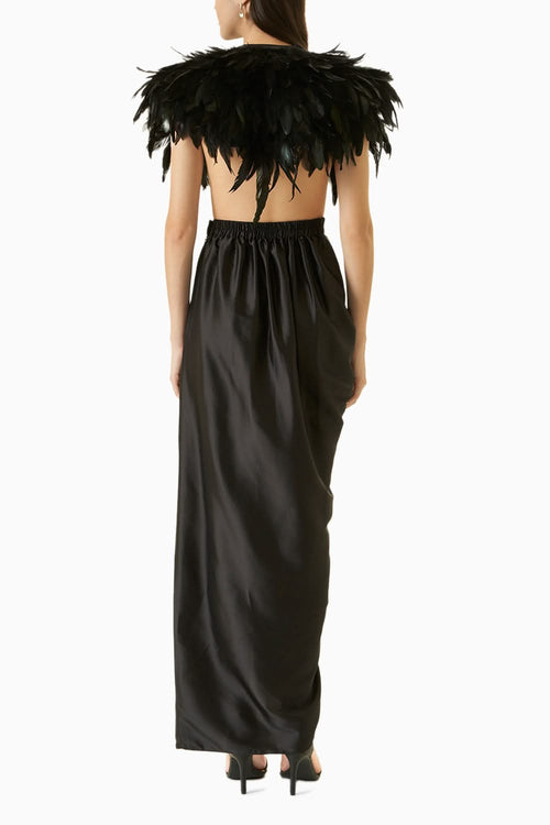 Black Feather Cape