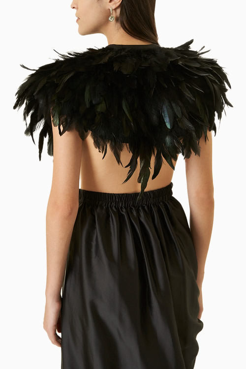 Black Feather Cape