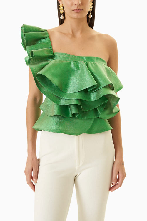 Green Olivia Top