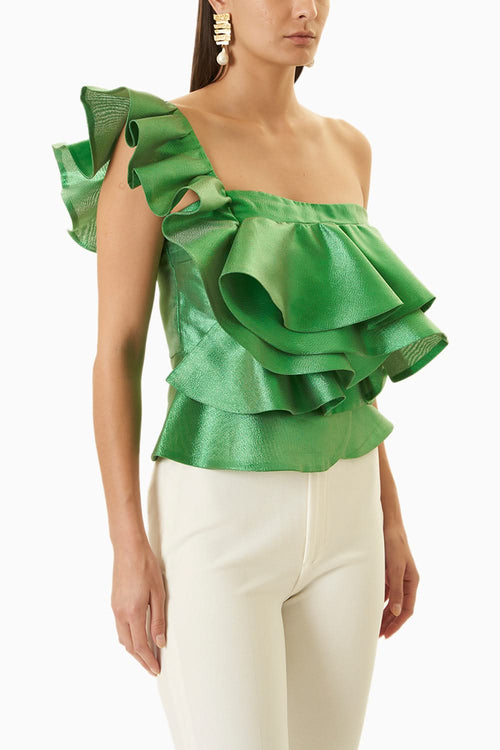 Green Olivia Top
