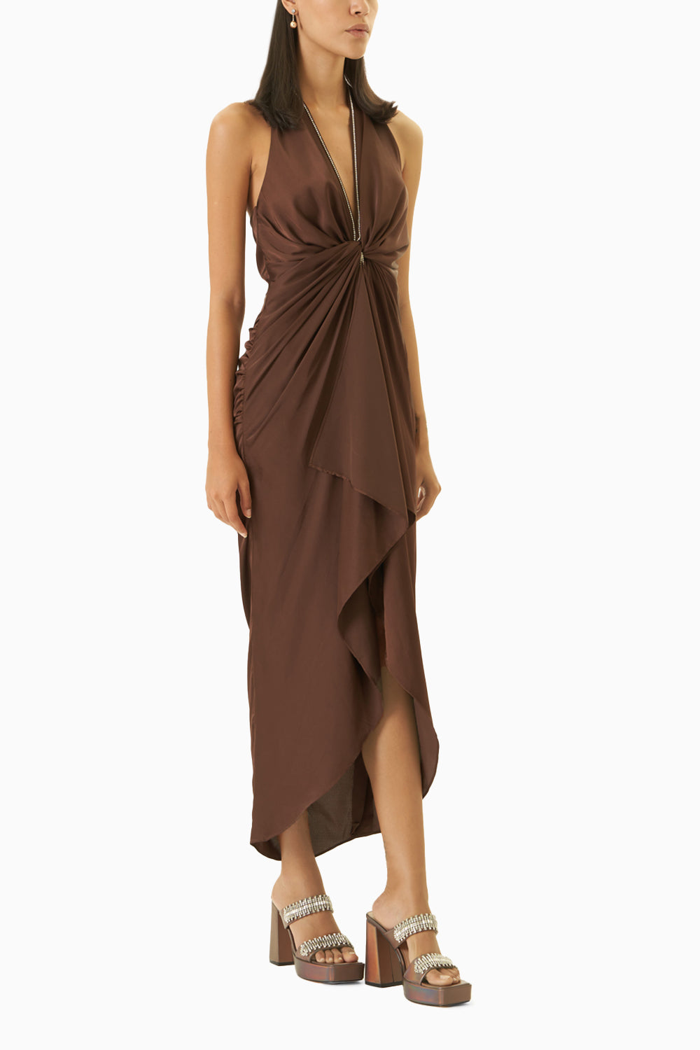 Brown Diana Dress