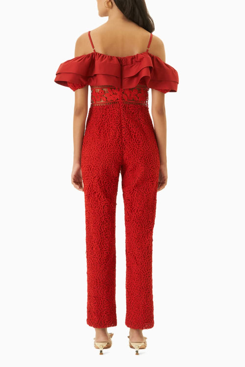 Red Nasrin Jumpsuit