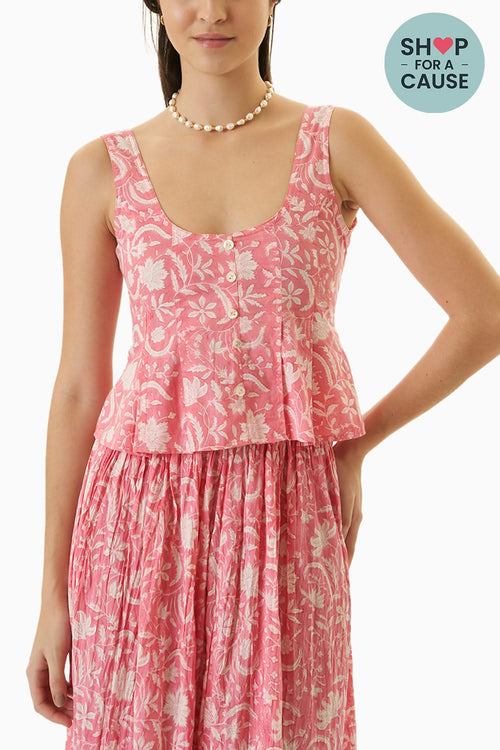 Pink Bundi Top