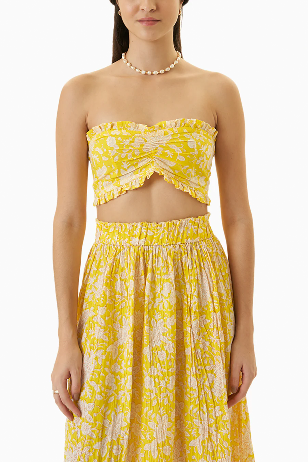 Yellow Jaipur Beach Top