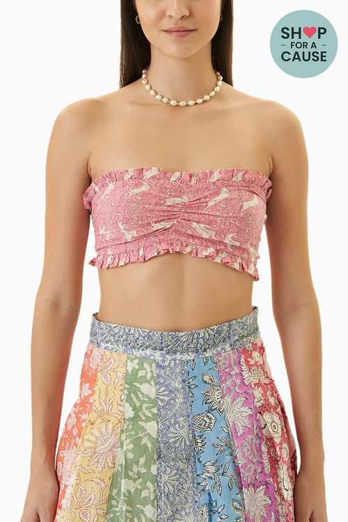 Pink Jaipur Beach Top