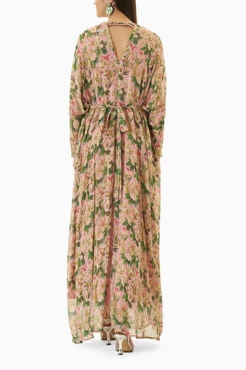 Calypso Pink Maxi Kaftan Dress