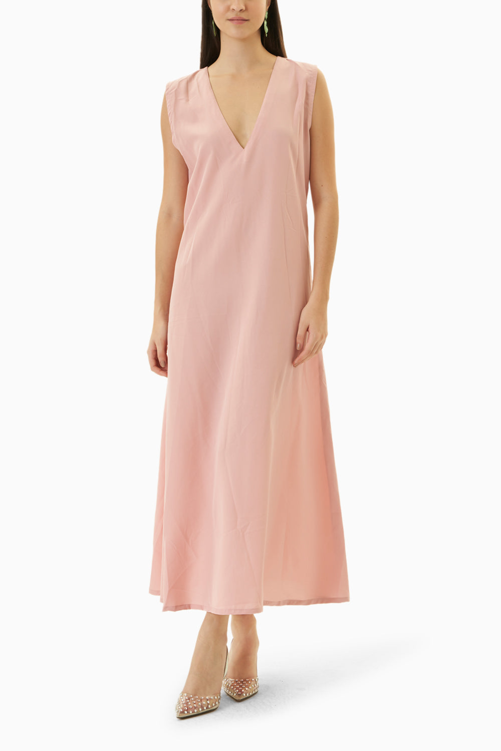Calypso Pink Maxi Kaftan Dress