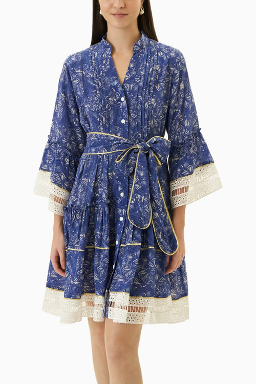 Butterfly Blue Kisa Dress