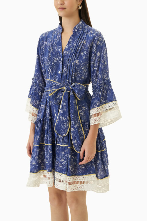 Butterfly Blue Kisa Dress