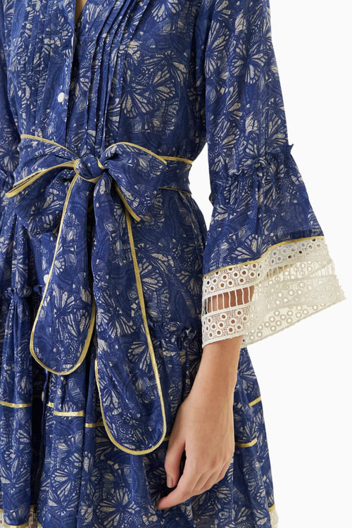 Butterfly Blue Kisa Dress