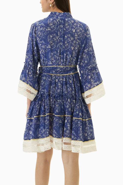 Butterfly Blue Kisa Dress