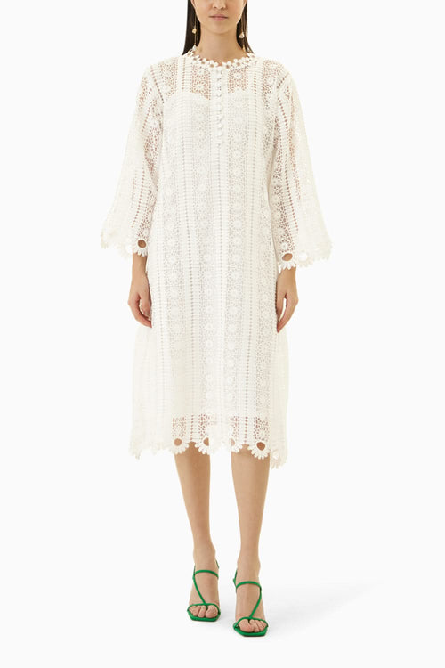 Isles White Maxi Dress