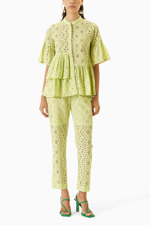 Lemon Green Bliss Co-ord Set