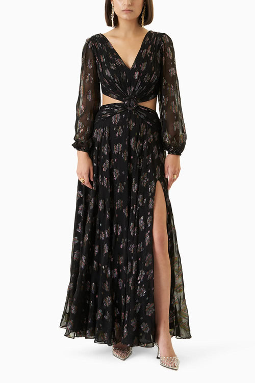Midnight Black Ritual Maxi Dress