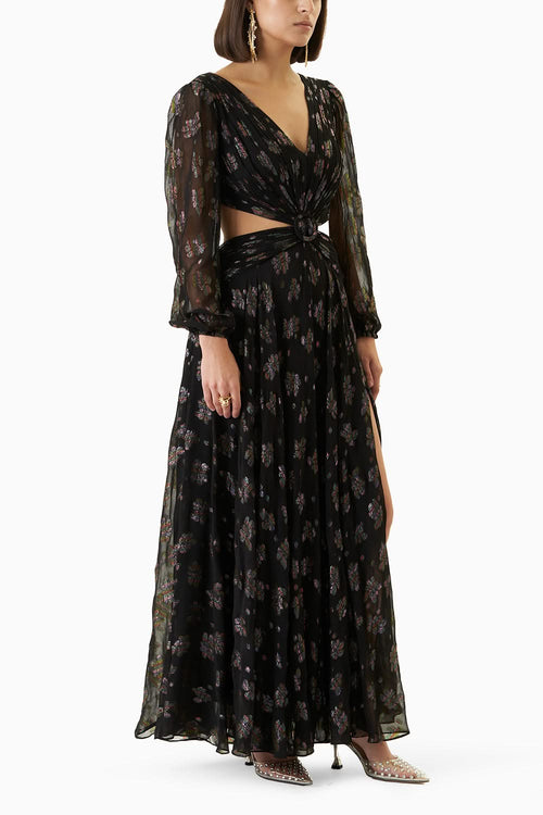 Midnight Black Ritual Maxi Dress