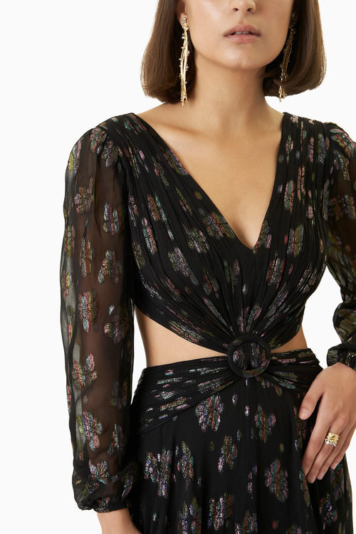 Midnight Black Ritual Maxi Dress