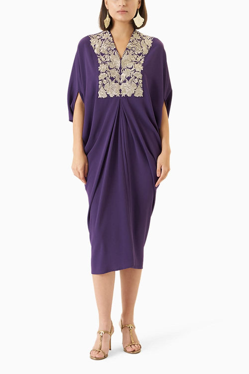 Embroidered Bib Kaftan