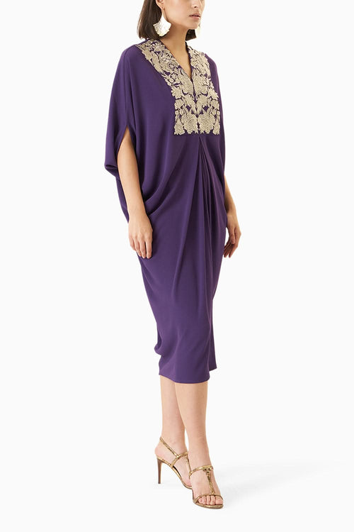 Embroidered Bib Kaftan