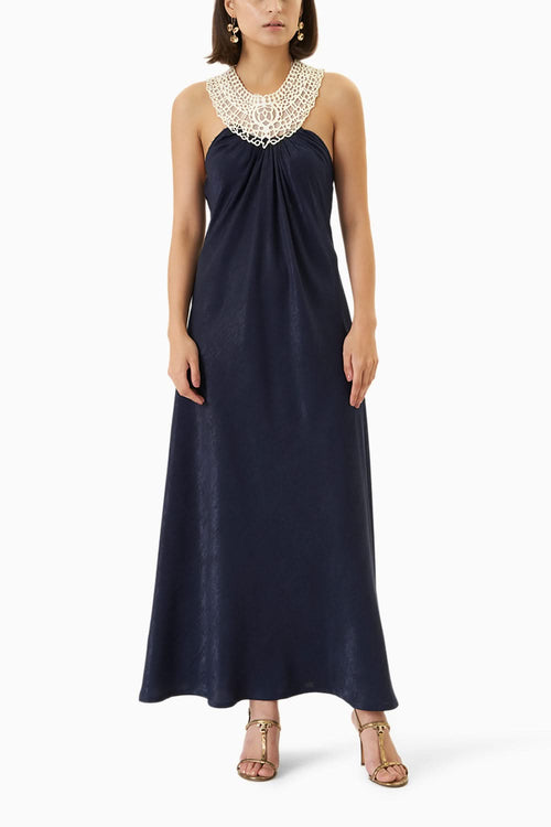 Cutwork Front & Back Gown