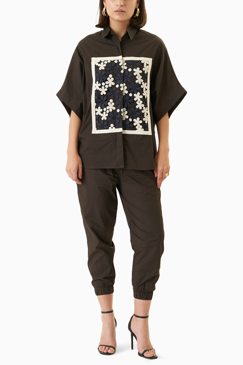 Deep Brown Yo Yo Co-ord Set