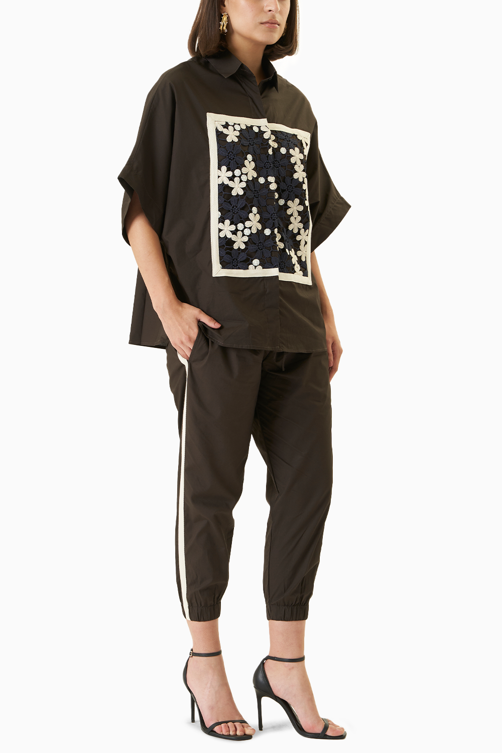 Deep Brown Yo Yo Co-ord Set