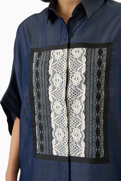 Dark Blue Yo Yo Co-ord Set