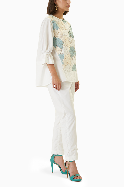 White Cotton Co-ord Set