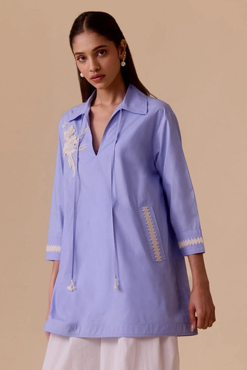 Fiona Blue Tunic