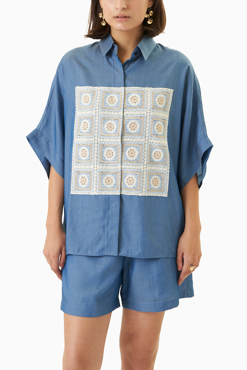 Denim Yo Yo Co-ord Set