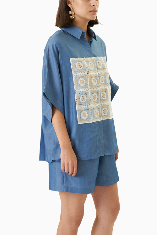 Denim Yo Yo Co-ord Set
