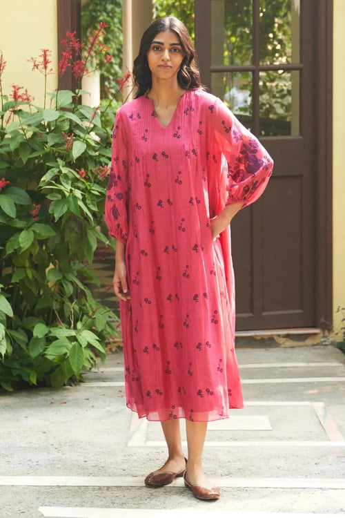 Rouge Printed Dress