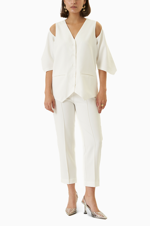 White Milan Co-ord Set